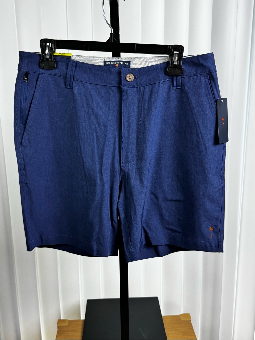 Margaritaville Blue Quick Dry Streach Shorts Size 32, NWT